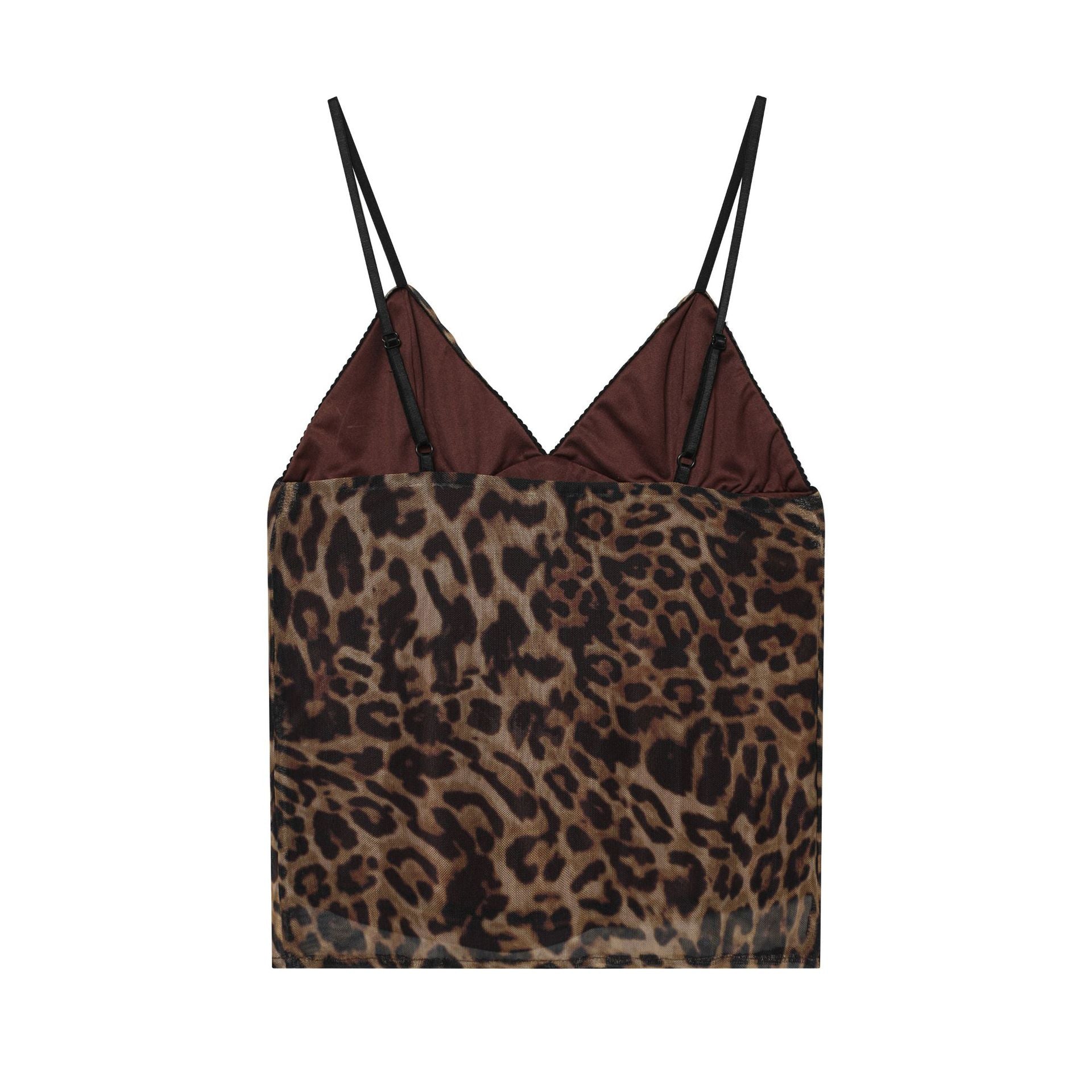 Women's leopard-print camisole