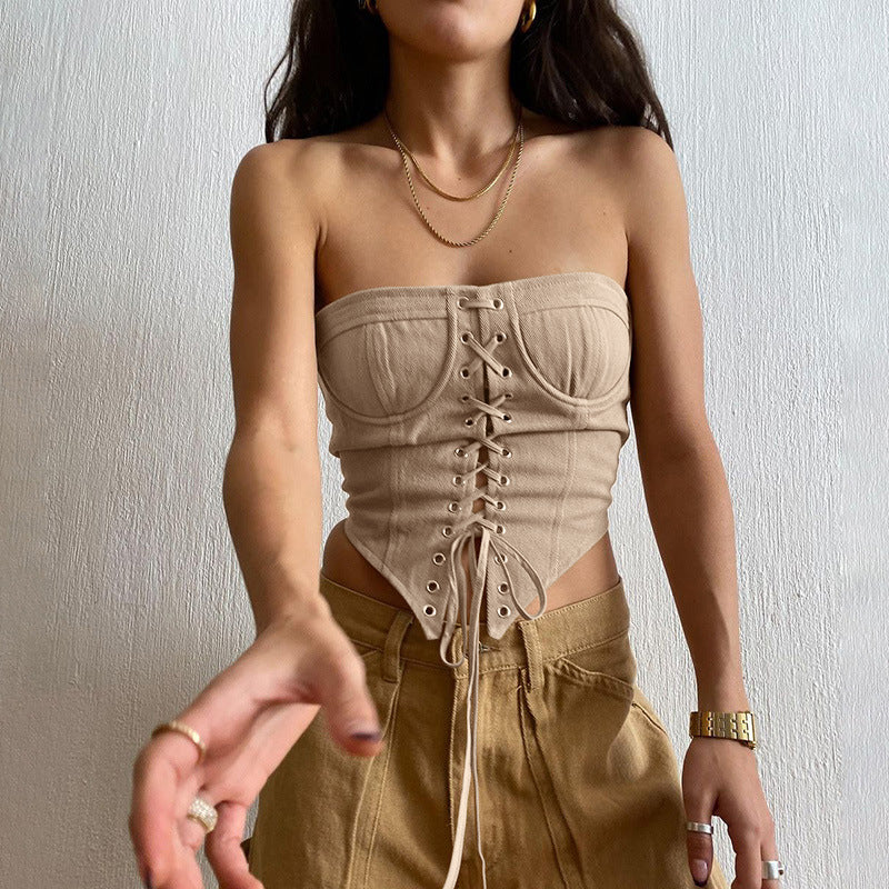 Women's Fitted Strapless Top